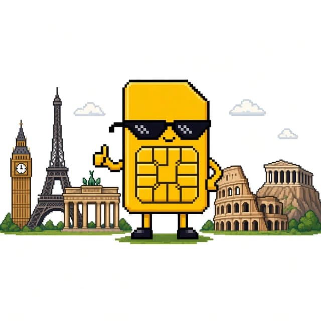 Nada-Euro eSIM Data + SMS + Voice - nadanada